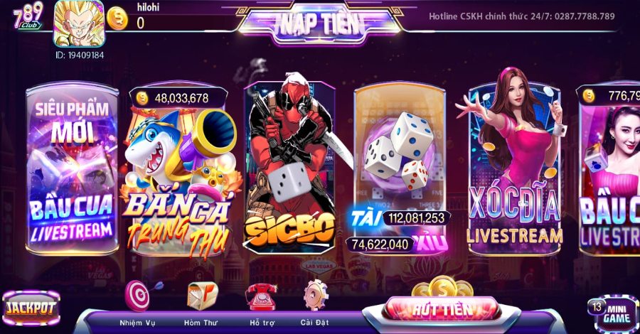 Cổng game 789club chính thức chào sân từ năm 2017